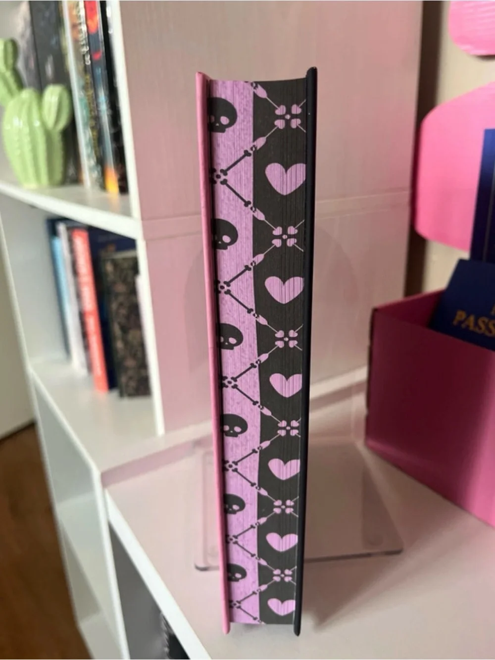 Sarah Blue 'Love in the Veil' Pink Hardcover Book- VAULT book